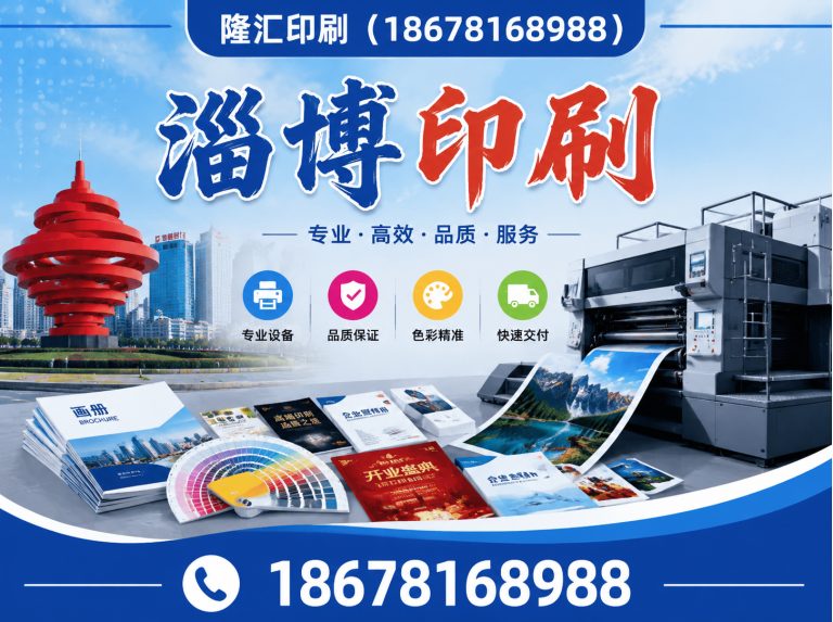 高青县淄博印刷展示图
